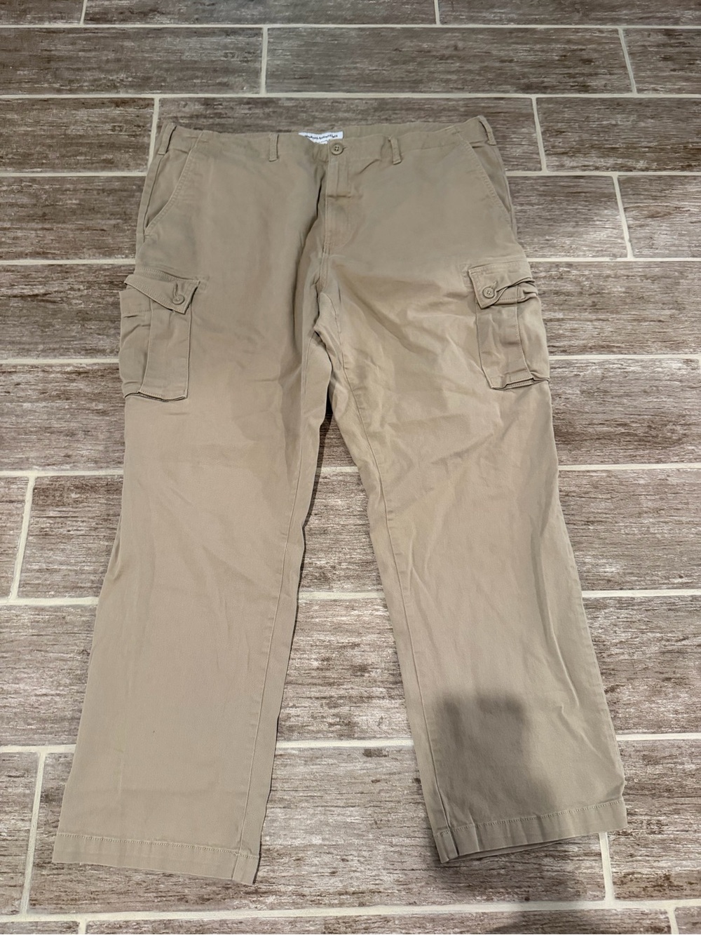 AMAZON ESSENTIALS MENS STRAIGHT FIT STRETCH cargo pants BEIGE TAN